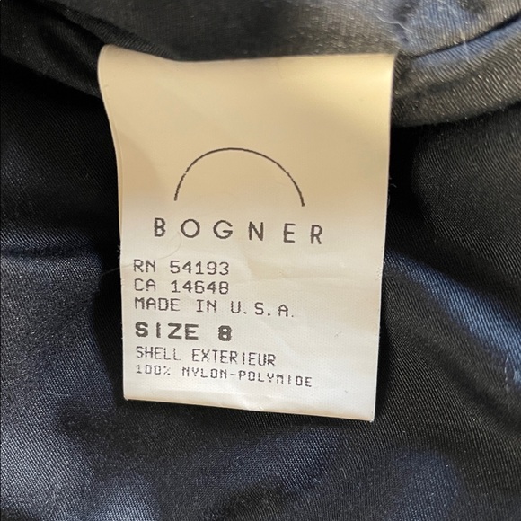 Bogner green ski jacket vintage belted - Picture 11 of 15